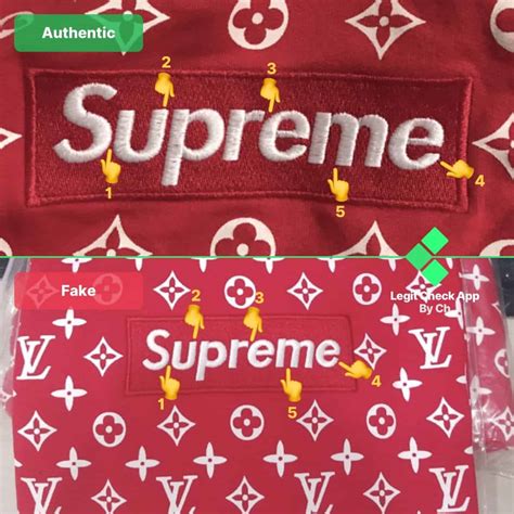 supreme louis vuitton box logo hoodie fake